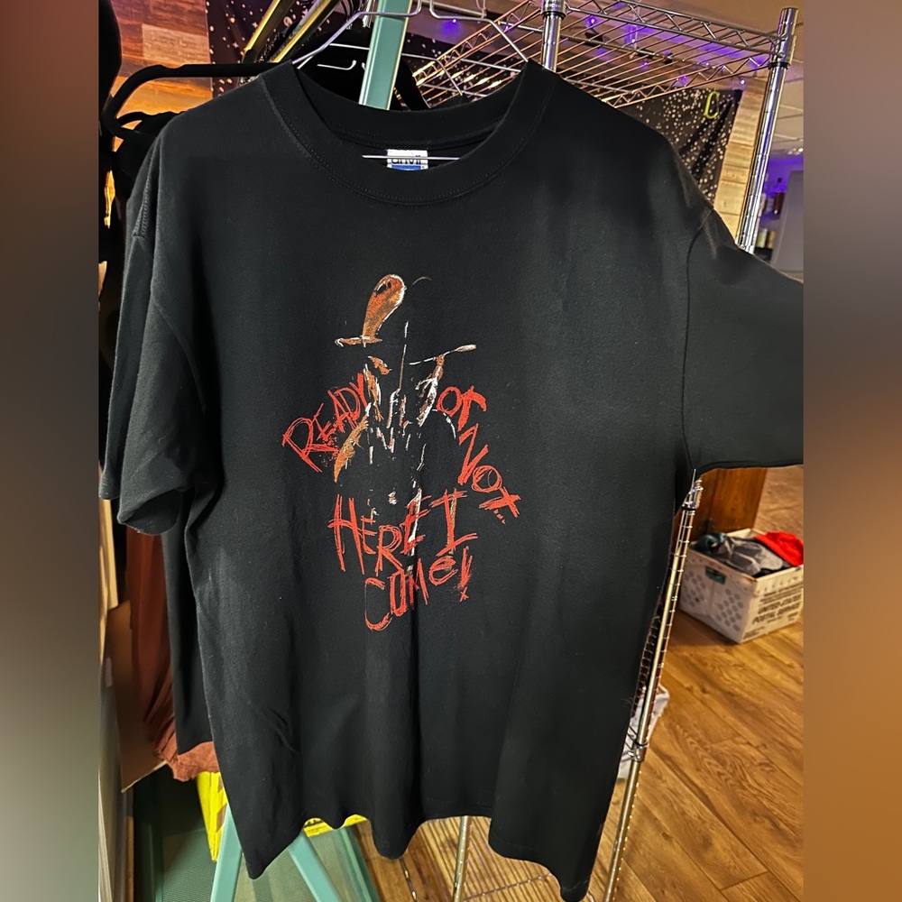 deadstock y2k A Nightmare on Elm Street horror movie promo t-shirt